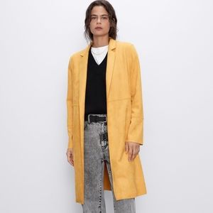 Zara/Faux suede coat